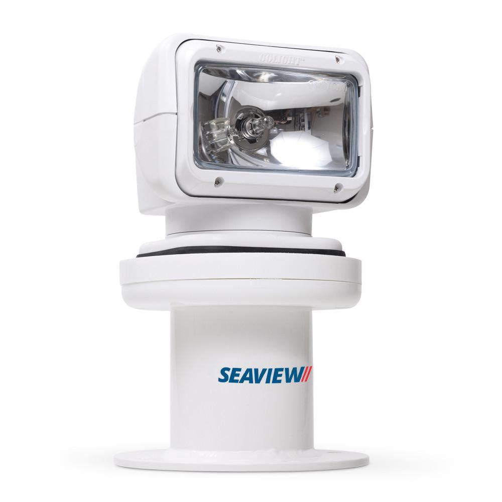 SEAVIEW 5.63" Searchlight Mount for RCL 95 / Vertical / 8 in. round base plate | PM5SL95