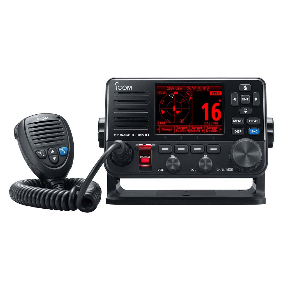 Icom M510 VHF w/Wireless Smart Device Operation - Black