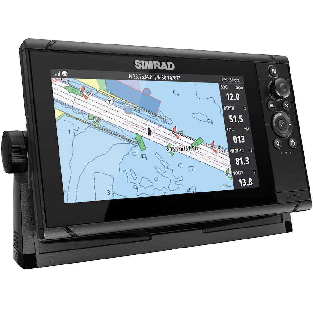 Simrad Cruise 9 US Coastal w/83/200 Transom Mount Transducer