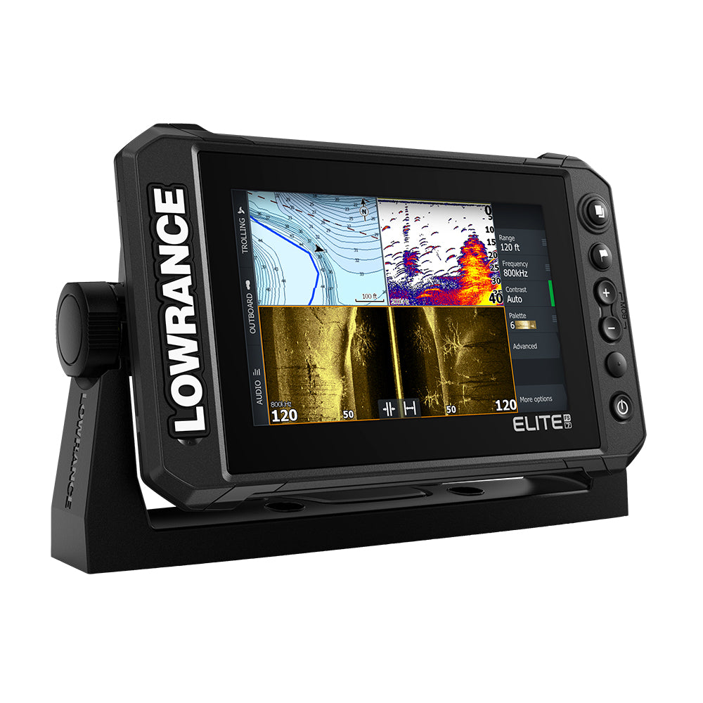 Lowrance Elite FS 7 Chartplotter/Fishfinder with HDI Transom Mount Transducer