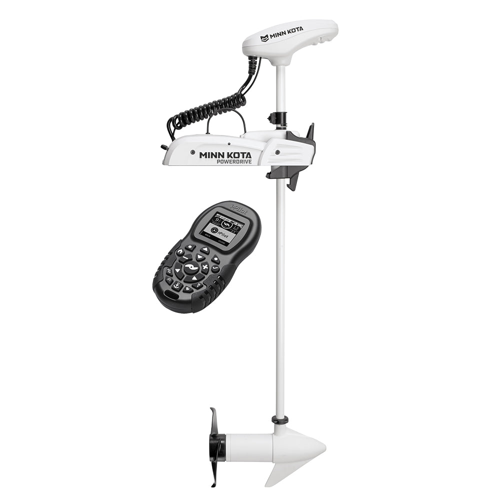 Minn Kota Riptide PowerDrive 55 Trolling Motor w/i-Pilot & Bluetooth - No Foot Pedal Included - 12V-55lb-48"