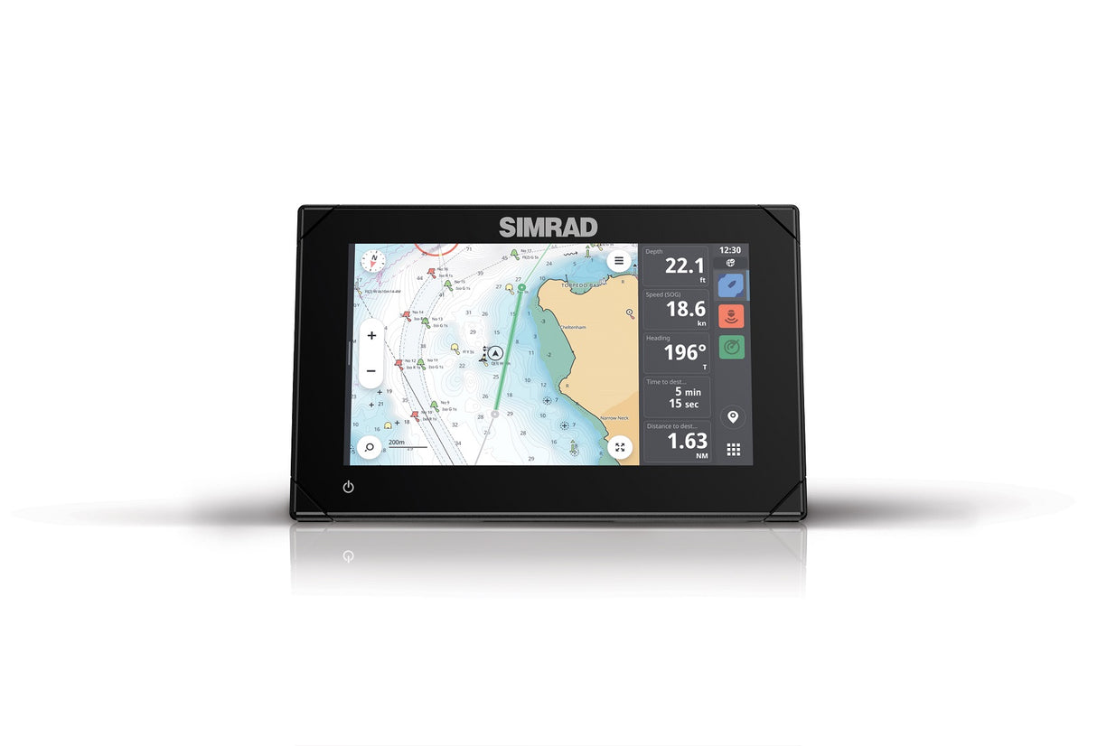 Simrad Nsx 3007 7"" Mfd With 83/200khz Hdi