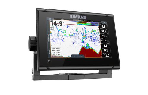 Simrad Go7 Xsr 7"" Plotter No Ducer C-map Discover Microsd