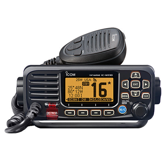 Icom M330g Black Vhf With Gps