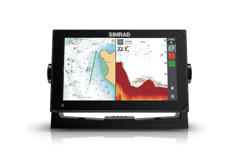 Simrad Nsx 3009 9"" Mfd With 83/200khz Hdi