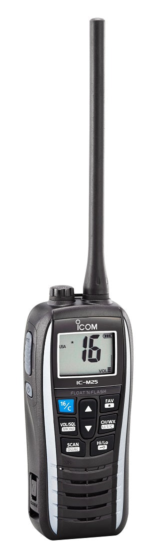 Icom M25 Floating Handheld Vhf Pearl White 6 Watts