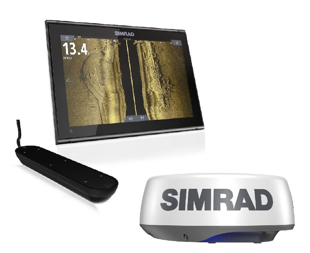 Simrad Go12 Xse Halo+ Radar Active Imaging 3in1 Transducer Bundle C-map Discover