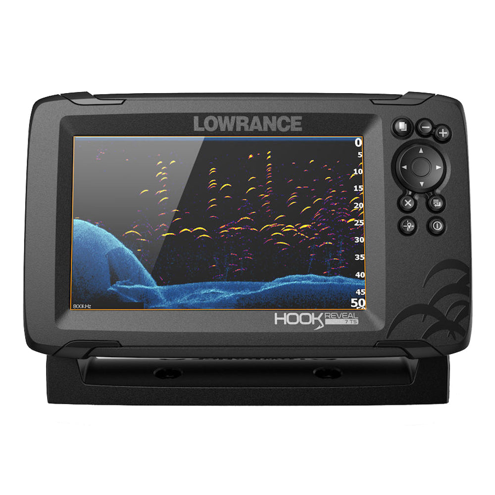 Lowrance HOOK Reveal 7 Combo w/SplitShot Transom Mount & C-MAP Contour™+ Card