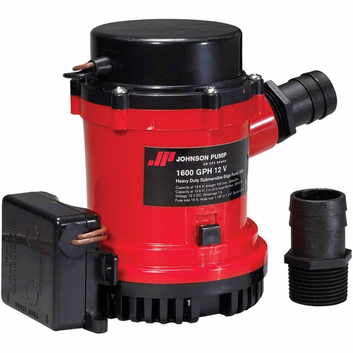 JOHNSON PUMPS HEAVY DUTY BILGE PUMP 1600 GPH ULTIMA 12V | 01674-001