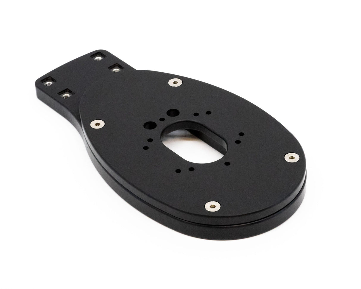 SEAVIEW BLACK - Modular plate for mounts ending in M1 or M2 to fit FLIR M or Ray T series thermal cameras | ADAF1BLK