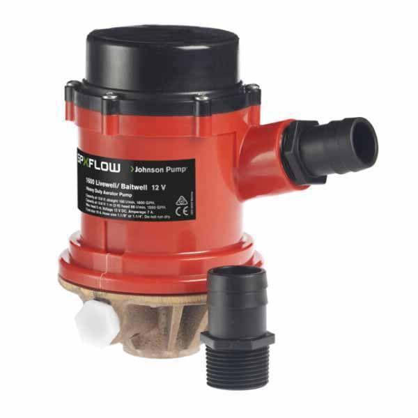 JOHNSON PUMPS PRO SERIES AERATOR PUMP 1600 GPH  24V | 16004B-24