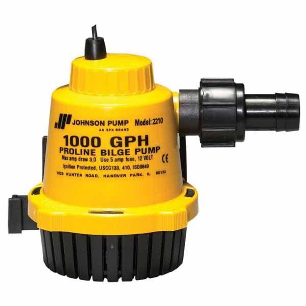 JOHNSON PUMPS PROLINE BILGE PUMP 1000 GPH 12V  | 22102