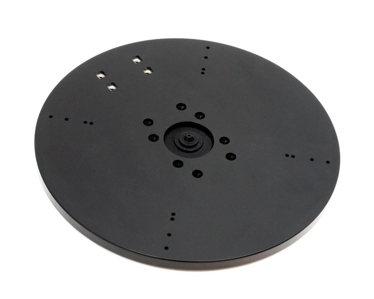 SEAVIEW BLACK - Modular plate for mounts ending in M1 or M2 to fit KVH M5/M7/TV5/TV6, Intellian i4/i6/d6, Raymarine 45/60STV | ADAS2BLK