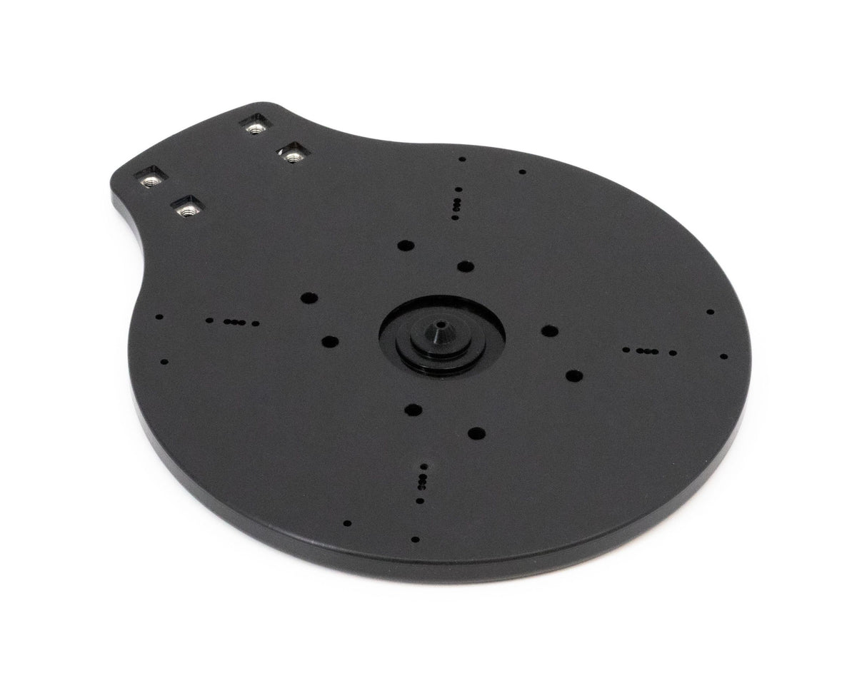 SEAVIEW BLACK - Modular plate for mounts ending in M1 to fit KVH M1/M2/M3/TV1/TV3 , Intellian i1/i2/i3, Raymarine 33/37STV | ADAS1BLK